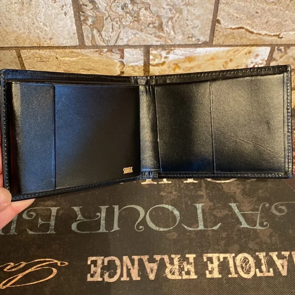 NWT SWANK Suede Stripe Wallet